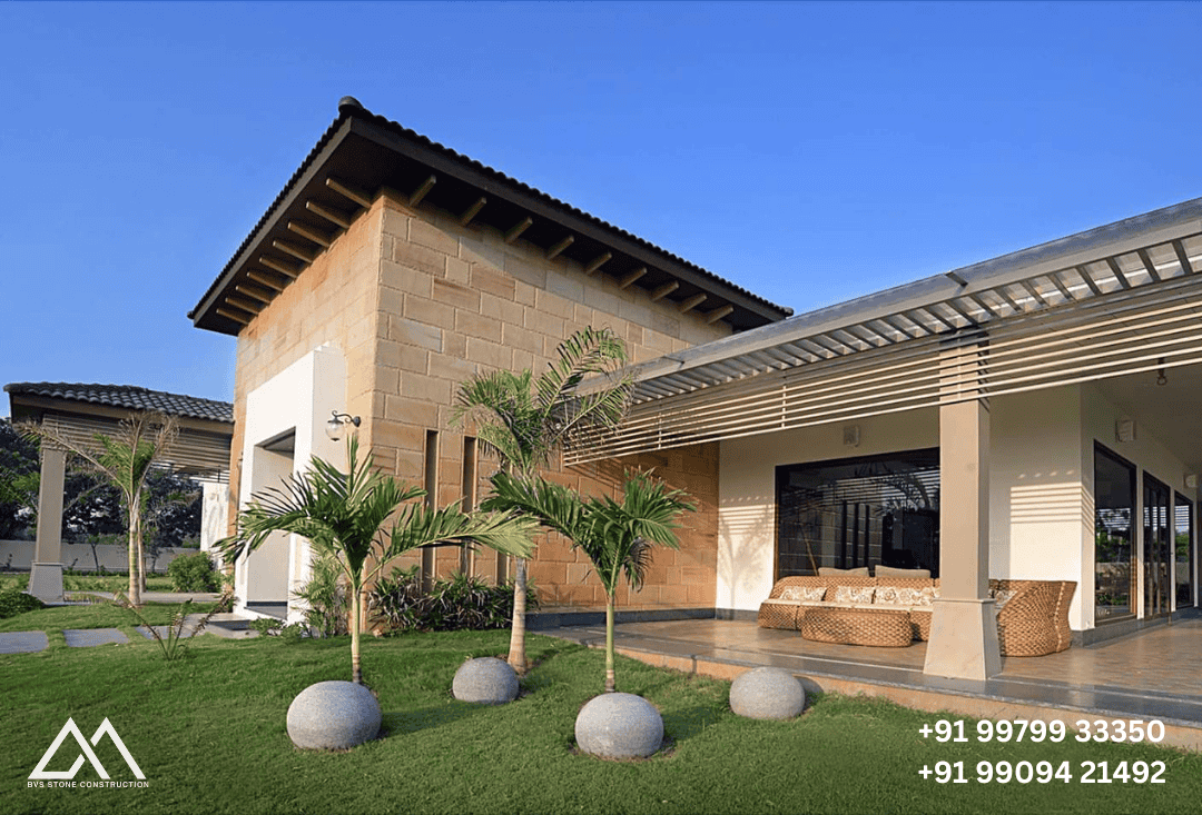 Bungalow Construction in Ahmedabad by B.V.S Stone Construction